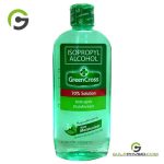 Green Cross Isopropyl Alcohol with moisturizer is a perfect antiseptic solution for disinfection and skin care. It's ideal for home, medical, and personal hygiene needs.