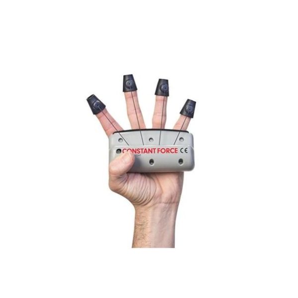 The picture shows Constant Force X-Tend which exercise each finger or thumb independently with smooth, consistent resistance to the intrinsic and extrinsic extensor muscles throughout their full range of motion.