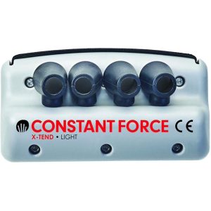 The picture shows Constant Force X-Tend which increase in resistance the further the unit is extended, Constant Force X-Tend uses retractable-based resistance, which keeps a constant level of resistance from start to finish.