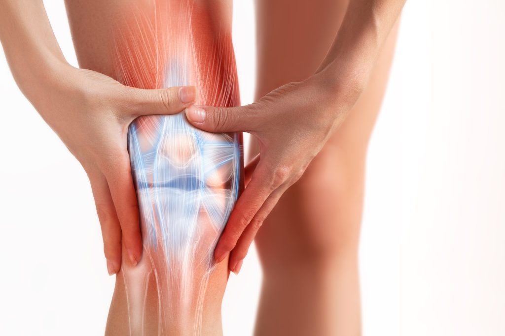 Knee pain Knee pain illustration.