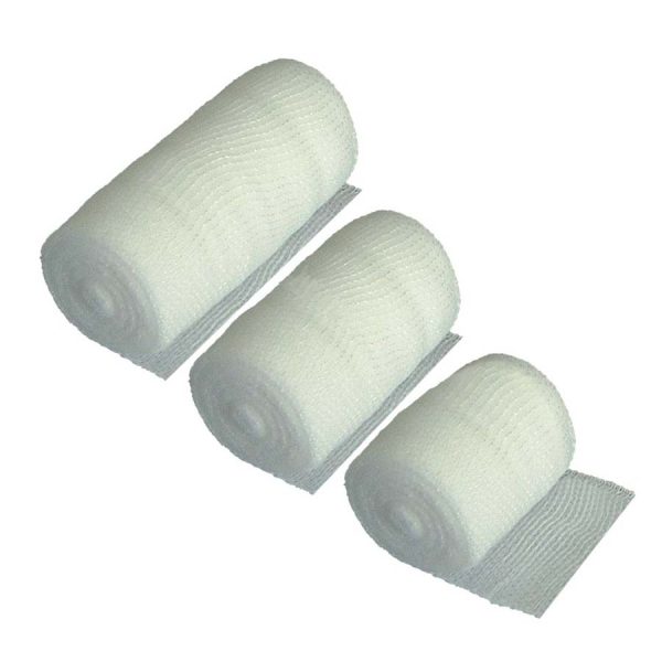 Image of different three sizes of conforming bandages