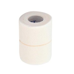 Image of a roll of an elastic adhesive bandage low adhesion measuring 5cm X 5m