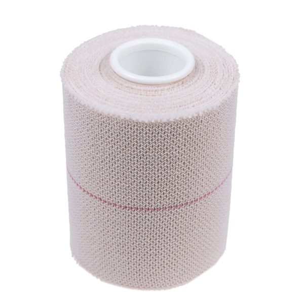 Image of a roll of a 7.5x4.5cm tan super heavy elastic adhesive bandage