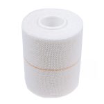 Image of a roll of a 7.5x4.5cm white super heavy elastic adhesive bandage