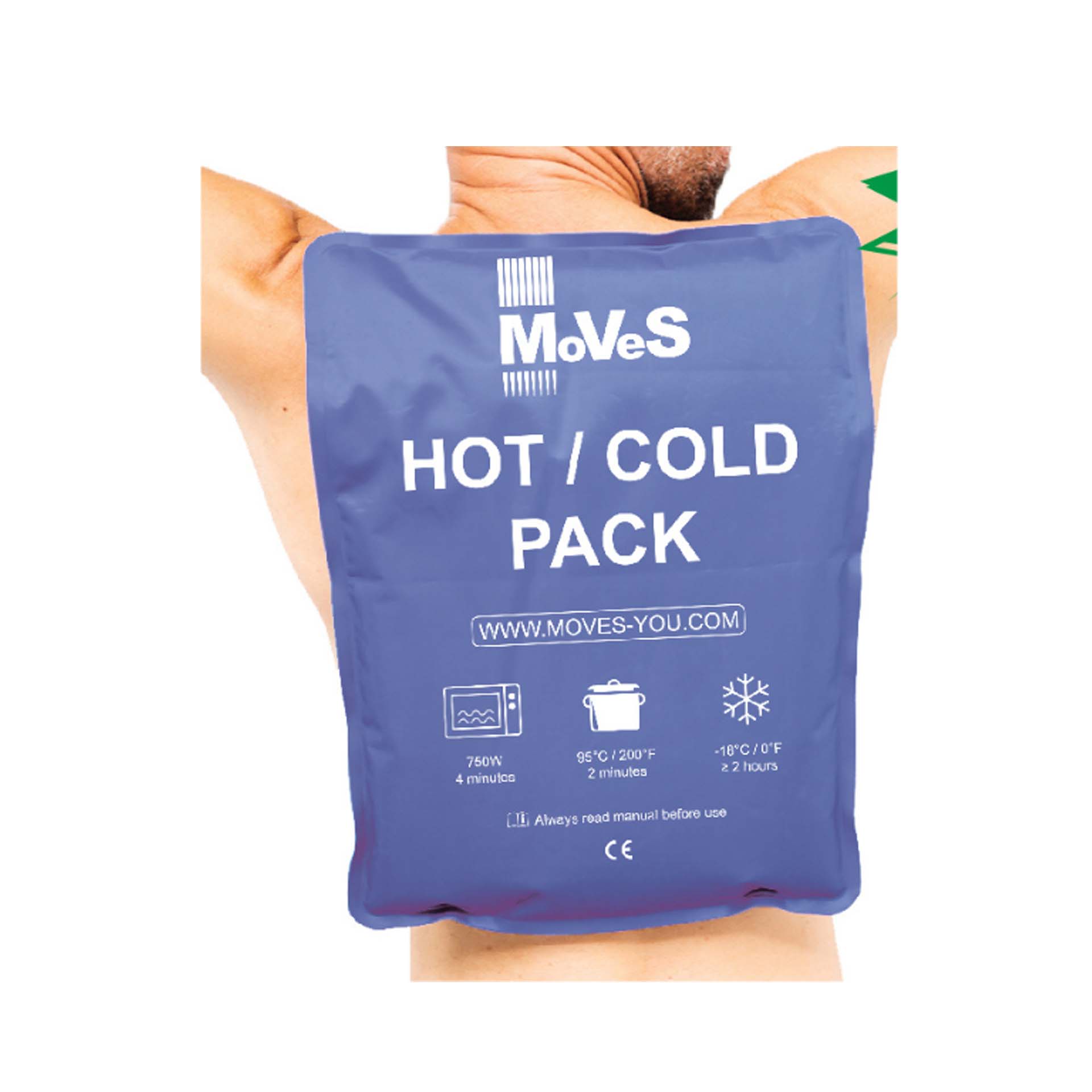 The picture shows MoVes Hot/Cold Pack Standard which is a demonstration.