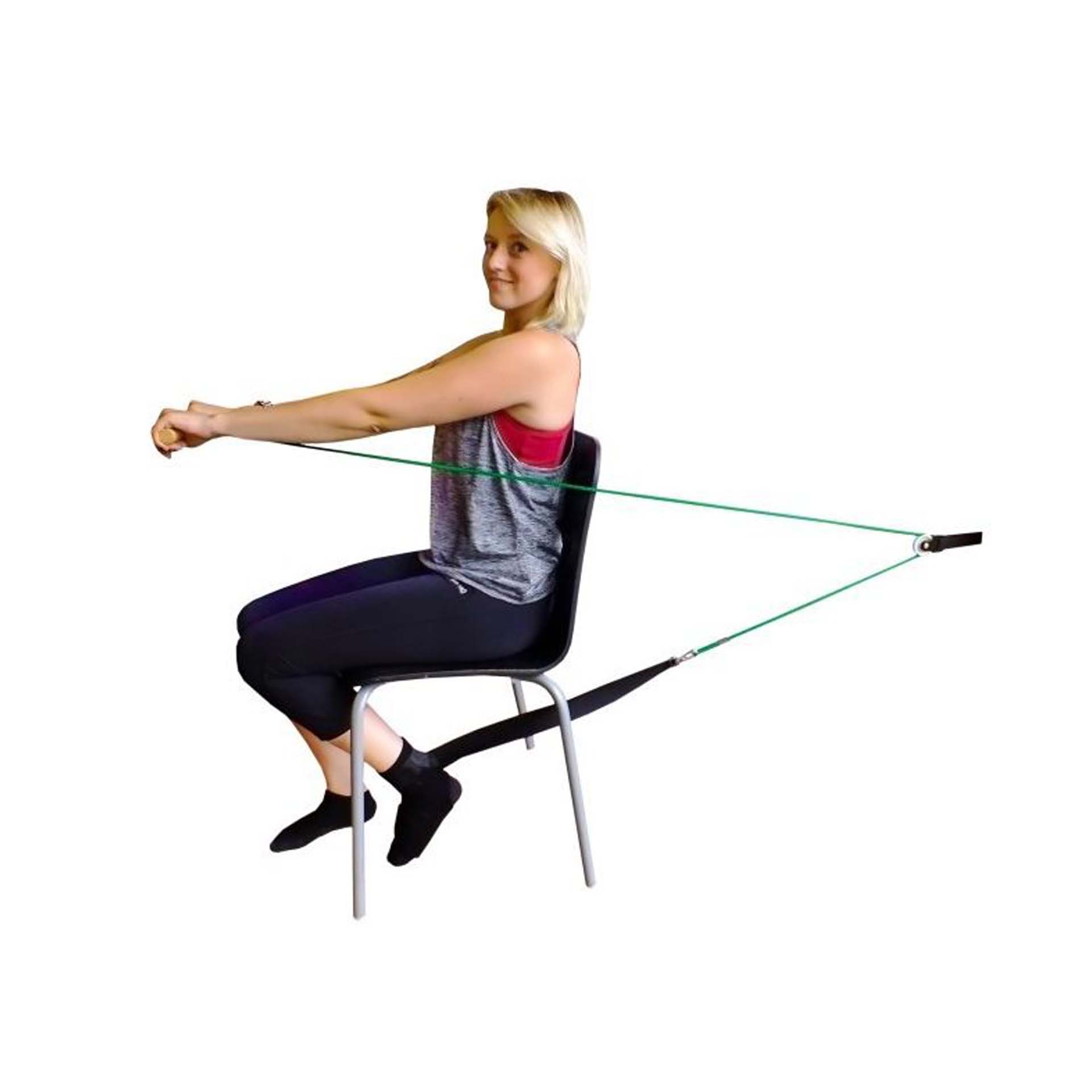 Image if a moves knee rope pulley back application