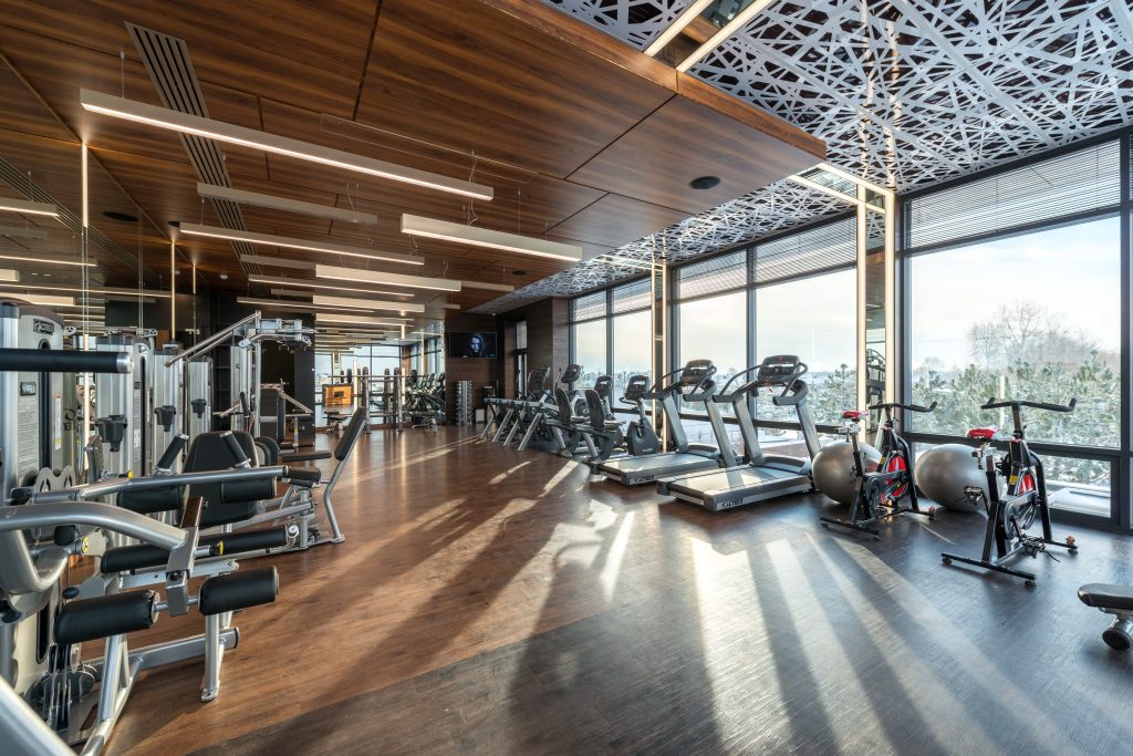 gym set up image shows a possible gym set up that many sports trainers use for their pateitns