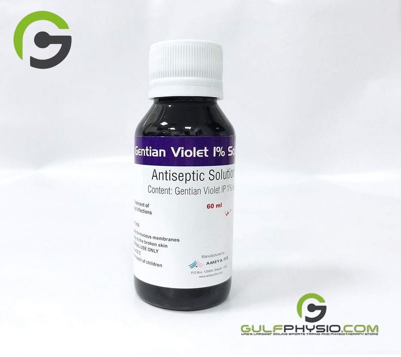 Gentian Violet 1% Solution (60ml) is an effective antiseptic and antifungal remedy for treating infections, cuts, wounds, and fungal conditions. It’s ideal for home first aid kits and medical use.